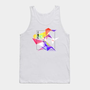 Abstract Geometric Collage Tank Top